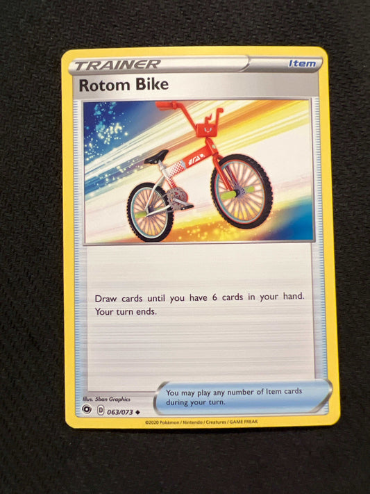 Rotom Bike 063/073 - SWSH: Champions Path Trainer (Non-Holo) LP (Excellent)