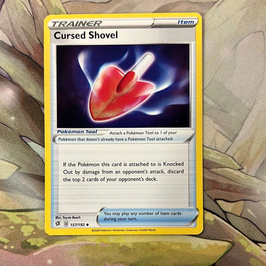 Cursed Shovel 157/192 - SWSH Rebel Clash Trainer uncommon (Non-Holo)