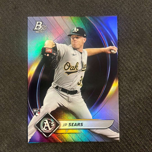 #48 JP Sears - Oakland Athletics • P - 2022 Bowman Platinum