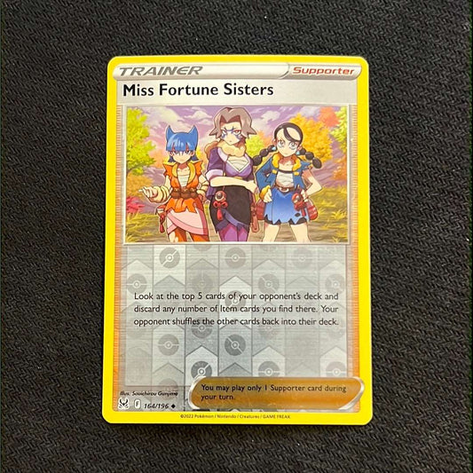 Miss Fortune Sisters 164/196 - Lost Origins - Trainer reverse holo uncommon