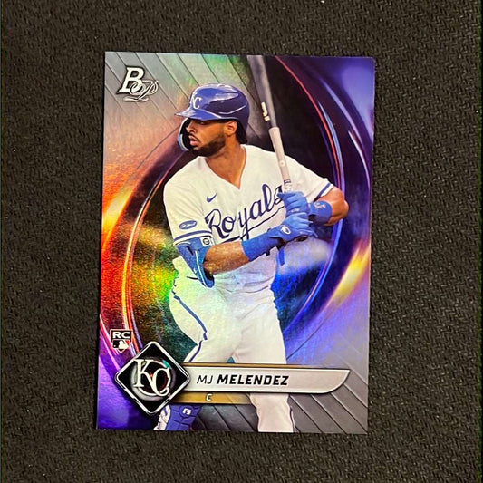 #85 RC - MJ Melendez - KC Royals • C - 2022 Bowman Platinum