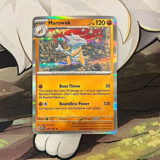 Marowak 105/165 - SV Pokémon 151 Holo Rare