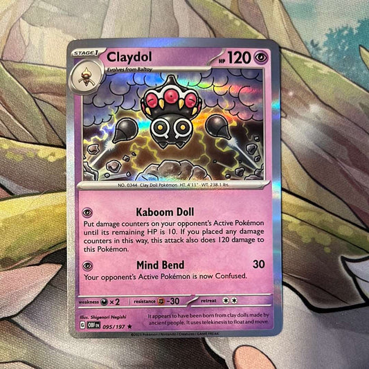 Claydol 095/197 - SV Obsidian Flames Holo Rare