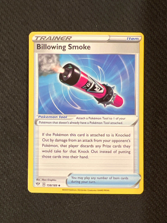 Billowing Smoke 158/189 - SWSH: Darkness Ablaze Trainer (Non-Holo) NM