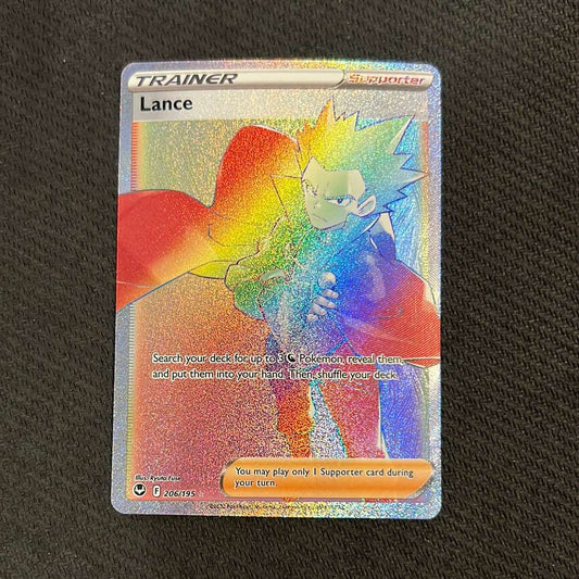 Lance 206/195 - SWSH: Silver Tempest Trainer Secret Rainbow Rare