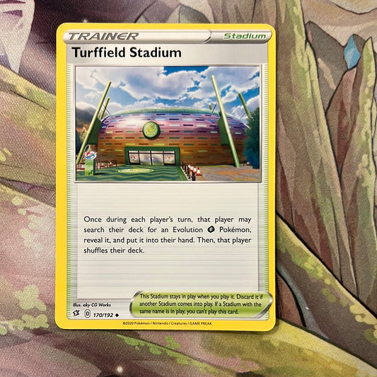 Turffield Stadium 170/192 - SWSH Rebel Clash Trainer Uncommon (Non-Holo)