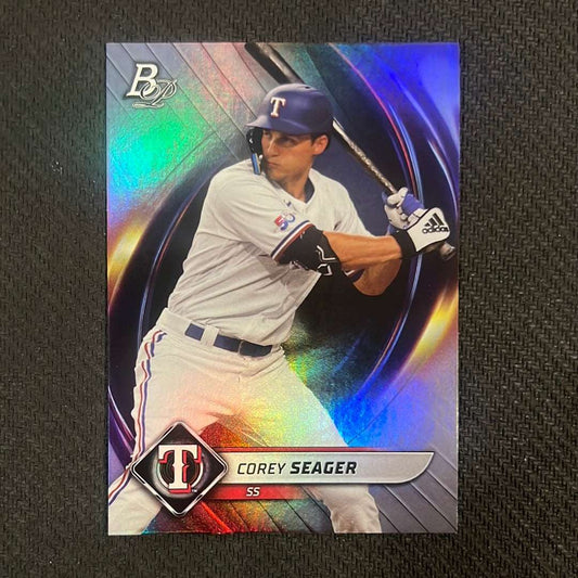 #50 Corey Seager - Texas Rangers • SS - 2022 Bowman Platinum