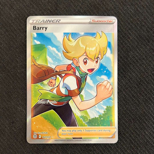 Barry 167/172 - SWSH: Brilliant Star Full Art Trainer - Ultra Rare