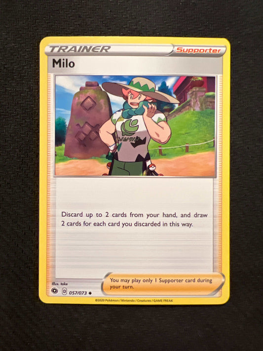 Milo 057/073 - SWSH: Champions Path Trainer (Non-Holo) LP Excellent