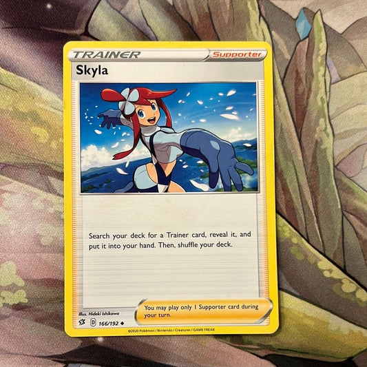 Skyla 166/192 - SWSH Rebel Clash Trainer uncommon (Non-Holo)