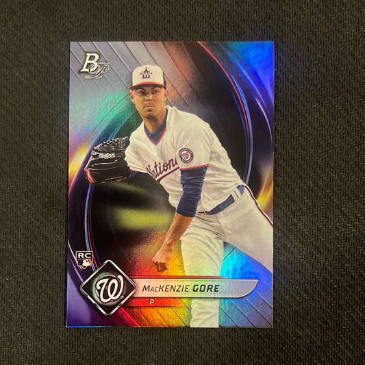 #59 MacKenzie Gore - Washington Nationals • P - 2022 Bowman Platinum