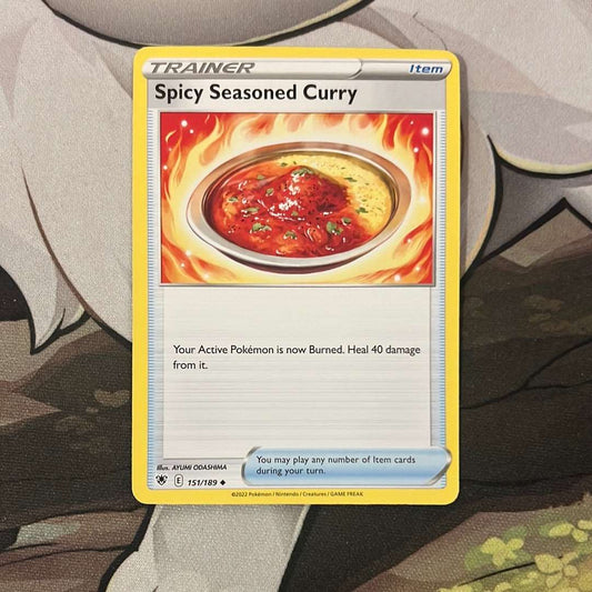 Spicy Seasoned Curry 151/189 - SWSH Astral Radiance Trainer uncommon (Non-Holo)