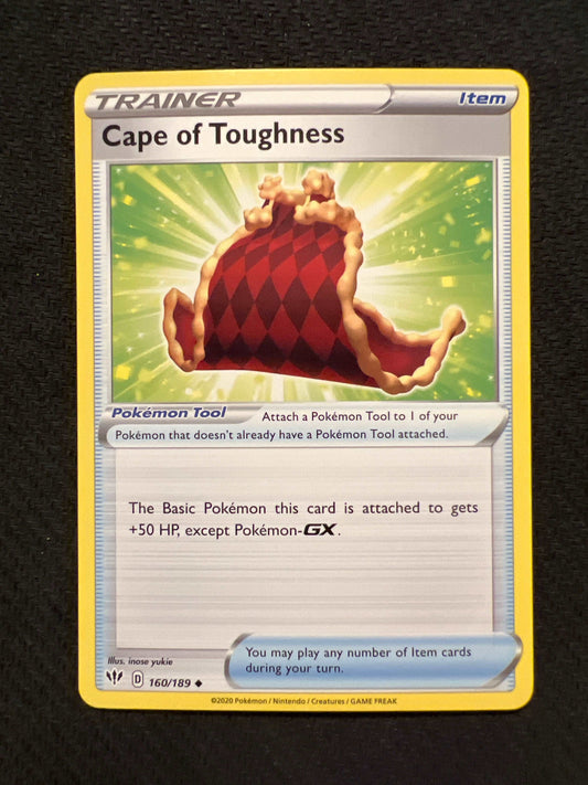 Cape of Toughness 160/189 - SWSH: Darkness Ablaze Trainer (Non-Holo) NM