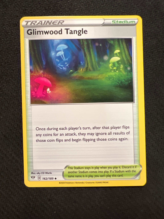 Glimwood Tangle 162/189 - SWSH: Darkness Ablaze Trainer (Non-Holo) NM