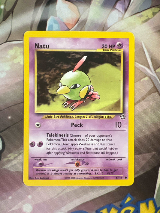 Natu 67/111 - Neo Genesis (Non-Holo) *Vintage Card