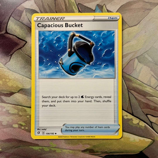 Capacious Bucket 156/192 - SWSH Rebel Clash Trainer Uncommon (Non-Holo)