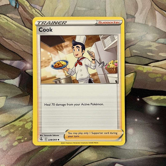 Cook 228/264 - SWSH Fusion Strike Trainer uncommon (Non-Holo)