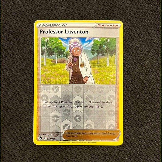 Professor Laventon 162/195 - Silver Tempest - Trainer Reverse Holo uncommon