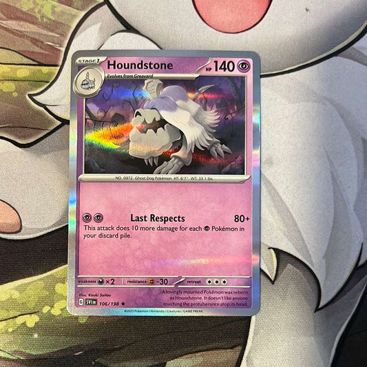 Houndstone 106/198 - Scarlet & Violet Base Set Holo Rare