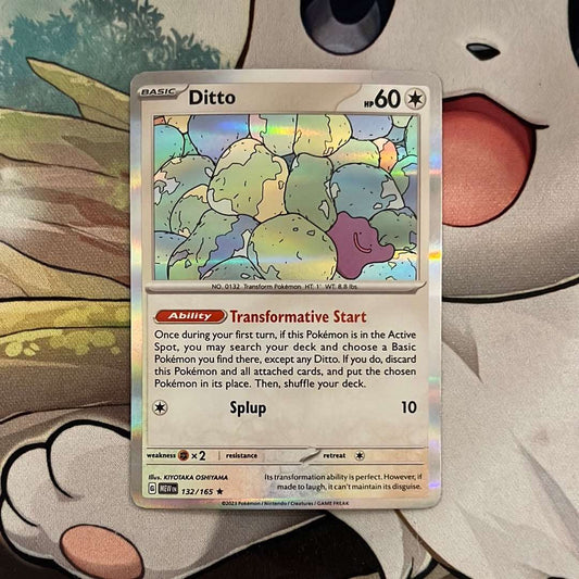 Ditto 132/165 - SV: Pokémon 151 Holo Rare