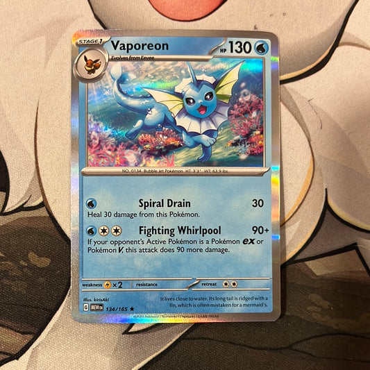 Vaporeon 134/165 - SV Pokémon 151 Holo Rare