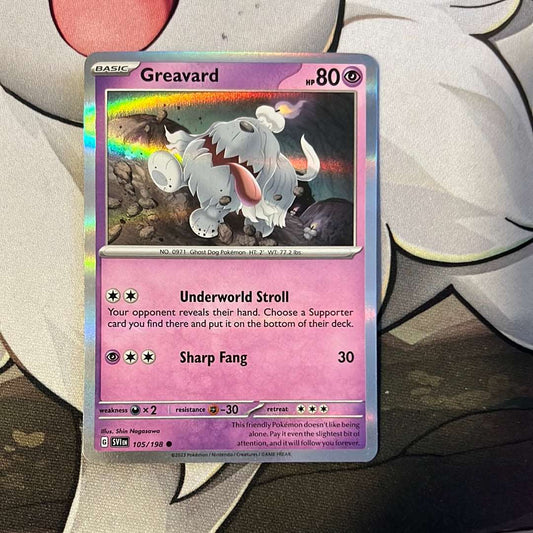 Greavard 105/198 - Scarlet & Violet Base Set Holo Rare