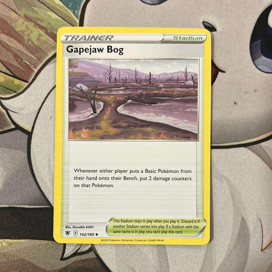 Gapejaw Bog 142/189 - SWSH Astral Radiance Trainer uncommon (Non-Holo)