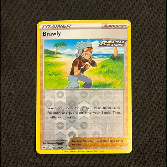 Brawly 131/198 - Chilling Reign - Trainer Reverse Holo uncommon