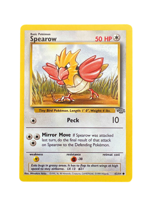 Spearow 62/64 - Jungle Set Wizards of the Coast (Non-Holo) Near Mint