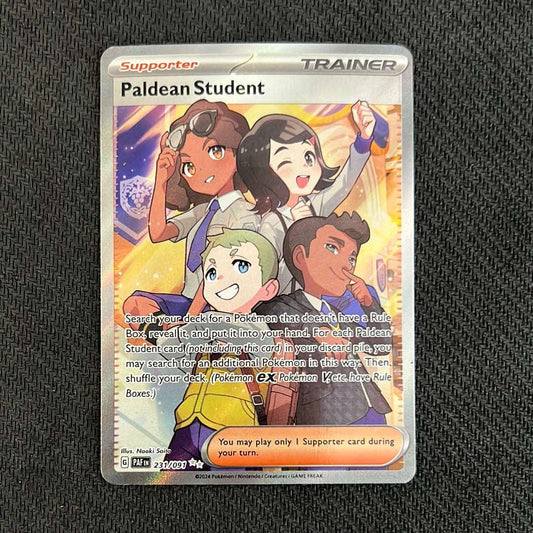 Paldean Student 231/091 - Paldean Fates: Full Art Trainer