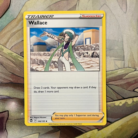 Wallace 166/195 - Silver Tempest Trainer uncommon (Non-Holo)