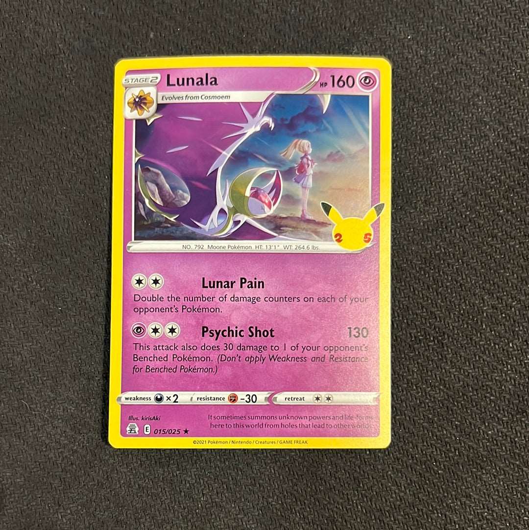 Lunala015/025 - Celebration Holo Rare