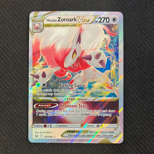 Hisuian Zoroark Vstar 147/196 - Lost Origin - Ultra Rare