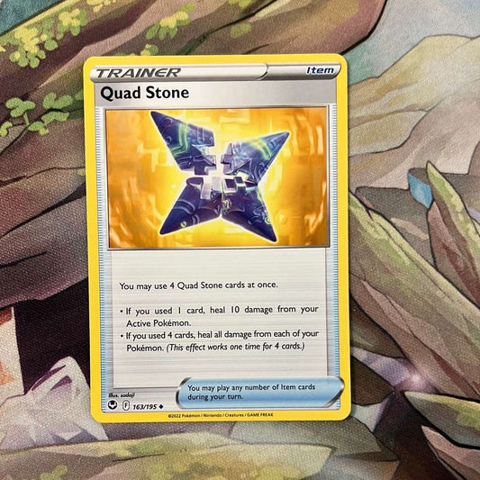 Quad Stone 163/195 - Silver Tempest Trainer uncommon (Non-Holo)