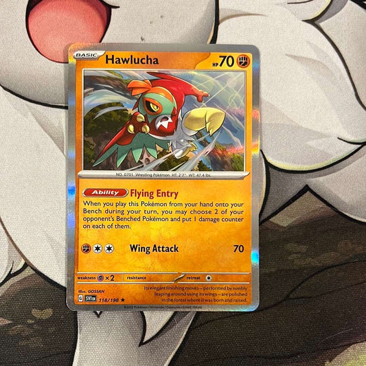 Hawlucha 118/198 - Scarlet & Violet Base Set Holo Rare