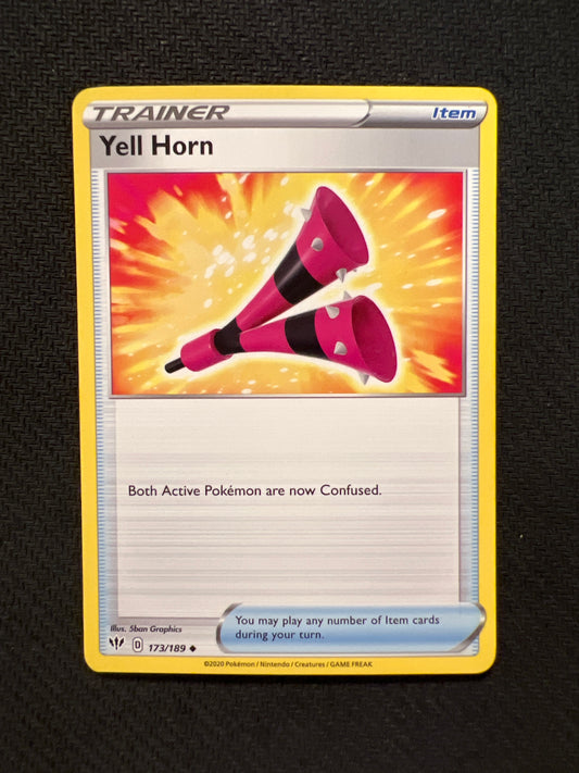 Yell Horn 173/189 - SWSH: Darkness Ablaze Trainer (Non-Holo) NM