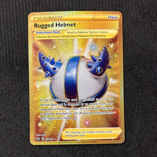 Rugged Helmet 228/198 - SWSH: Chilling Reign Trainer Gold Secret Rare