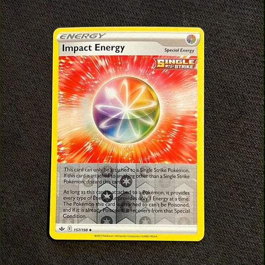 Impact Energy 157/198 - Chilling Reign - Trainer Reverse Holo uncommon