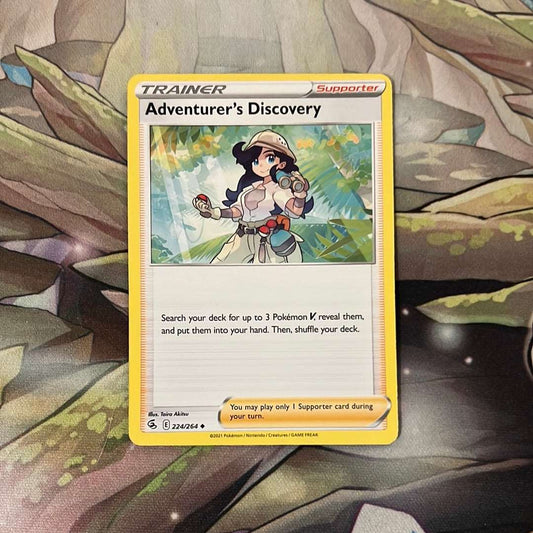 Adventurer’s Discovery 224/264 - SWSH Fusion Strike Trainer uncommon (Non-Holo)