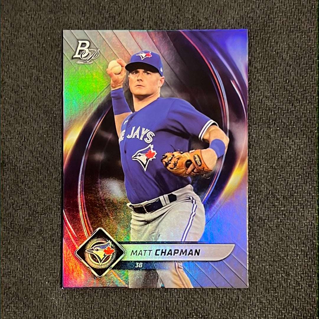 #13 Matt Chapman - Toronto Blue Jays • 3B - 2022 Bowman Platinum