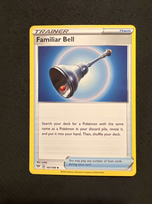 Familiar Bell 161/189 - SWSH: Darkness Ablaze Trainer (Non-Holo) LP