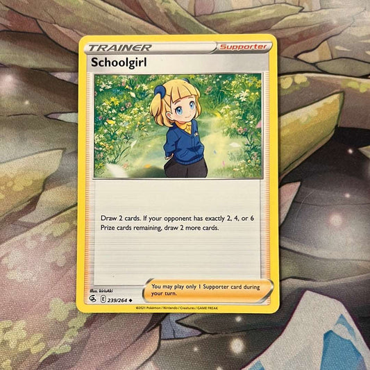 Schoolgirl 239/264 - SWSH Fusion Strike Trainer uncommon (Non-Holo)