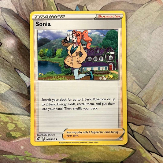 Sonia 167/192 - SWSH Rebel Clash Trainer uncommon (Non-Holo)