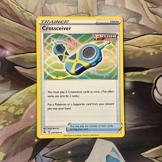 Crossceiver 231/264 - SWSH Fusion Strike Trainer uncommon (Non-Holo)