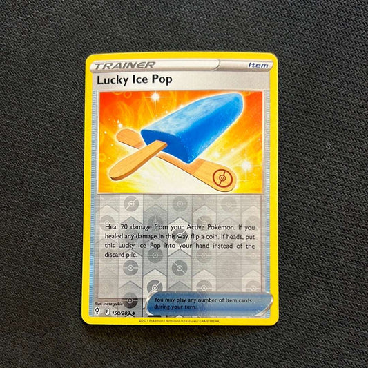 Lucky Ice Pop 150/203 - Evolving Skies - Trainer Reverse Holo uncommon