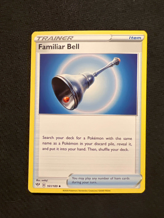 Familiar Bell 161/189 - SWSH: Darkness Ablaze Trainer (Non-Holo) NM