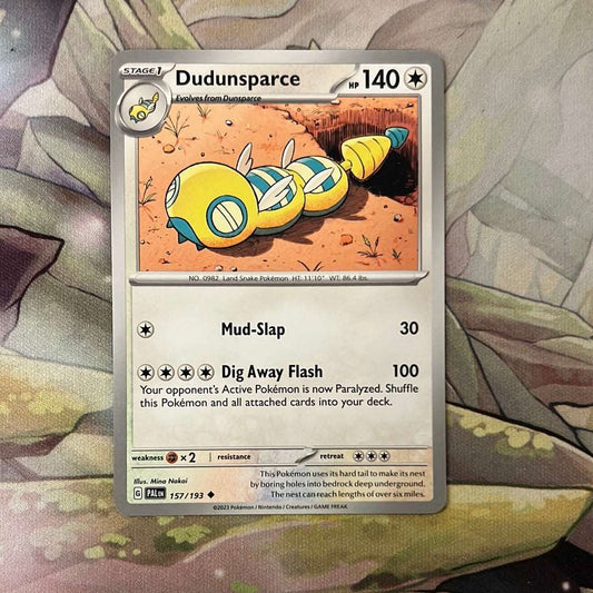 Dudunsparce 157/193 - Paldea Evolved uncommon (Non-Holo)