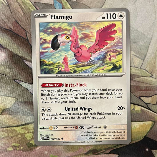 Flamingo 170/193 - Paldea Evolved uncommon (Non-Holo)