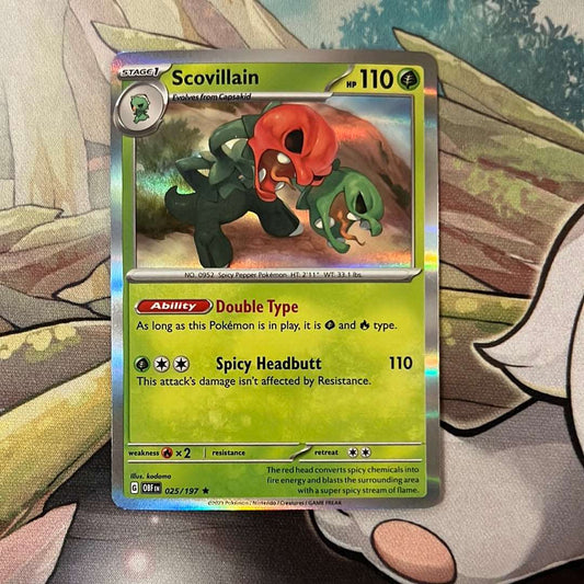 Scovillain 025/197 - SV: Obsidian Flames Holo Rare