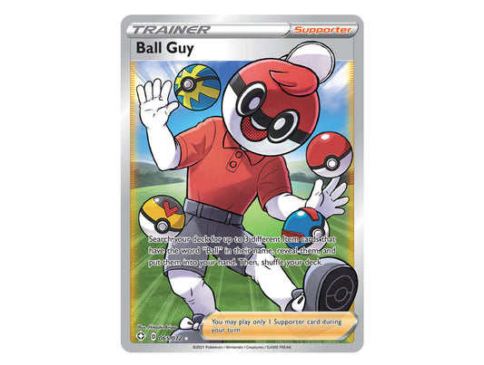 Pokémon: Ball Guy 065/072 - Shining Fates Ultra Rare Trainer